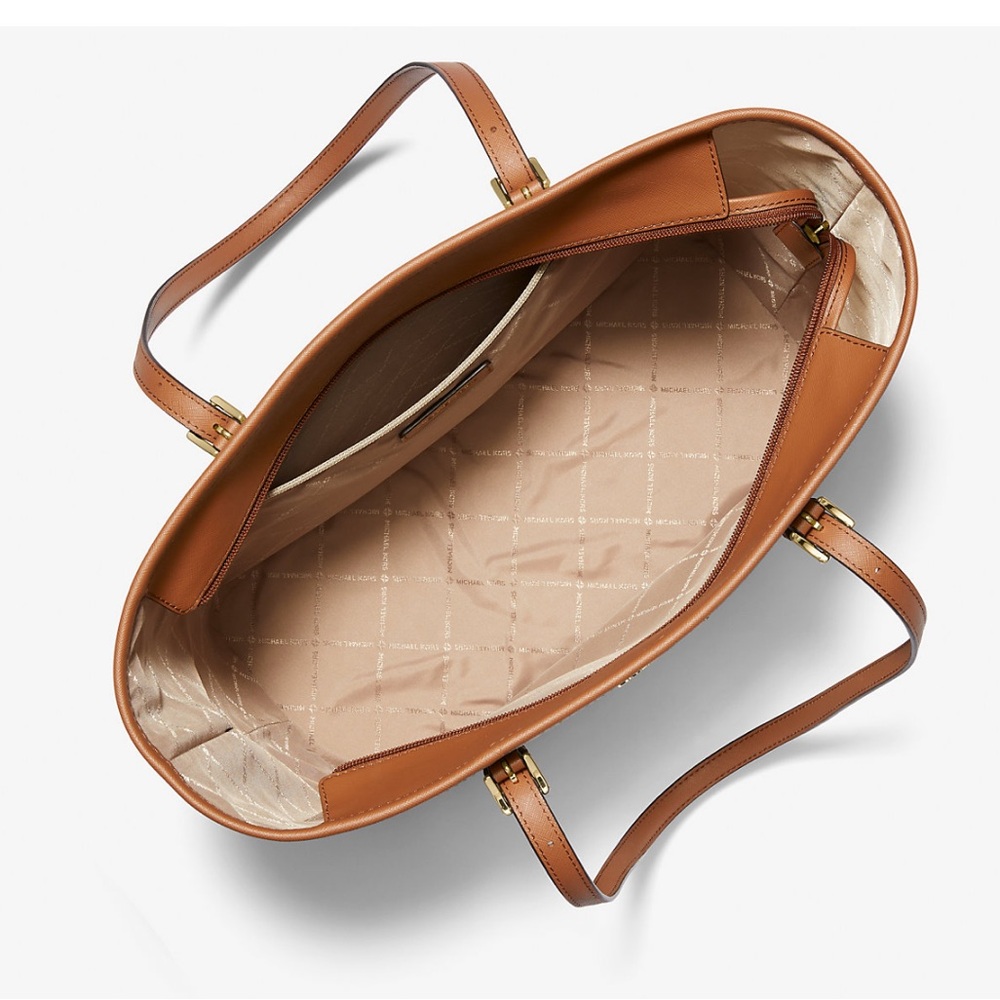 Michael Kors Brown and Cream Signature Tote - Picture 3 of 3